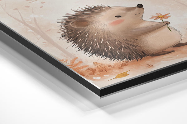 Hedgehog with Flower