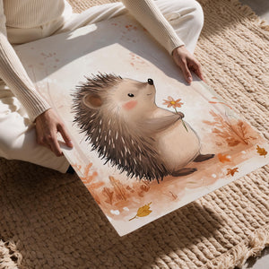 Hedgehog with Flower