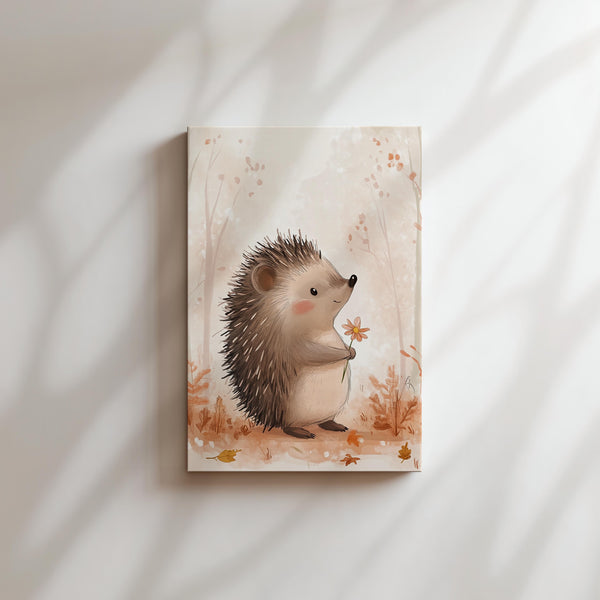 Hedgehog with Flower