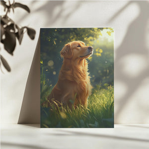 Golden Retriever Sunlight