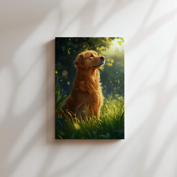Golden Retriever Sunlight