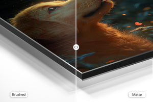 Golden Retriever and Butterfly