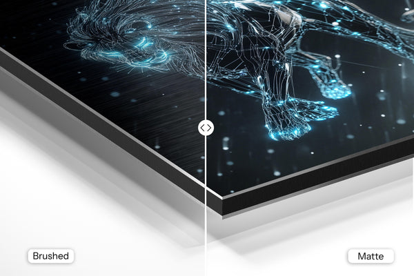 Digital Wireframe Lion