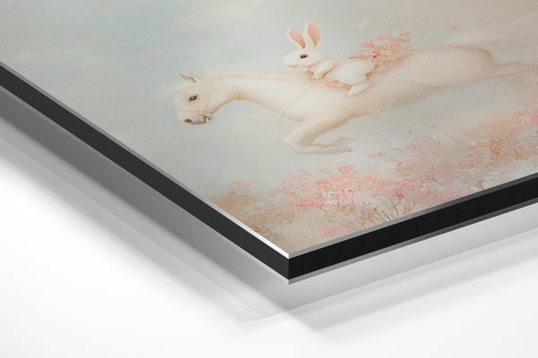 Fantasy Rabbit on Horse