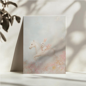 Fantasy Rabbit on Horse