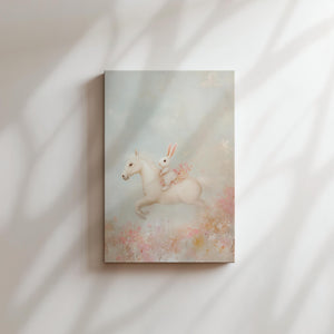 Fantasy Rabbit on Horse
