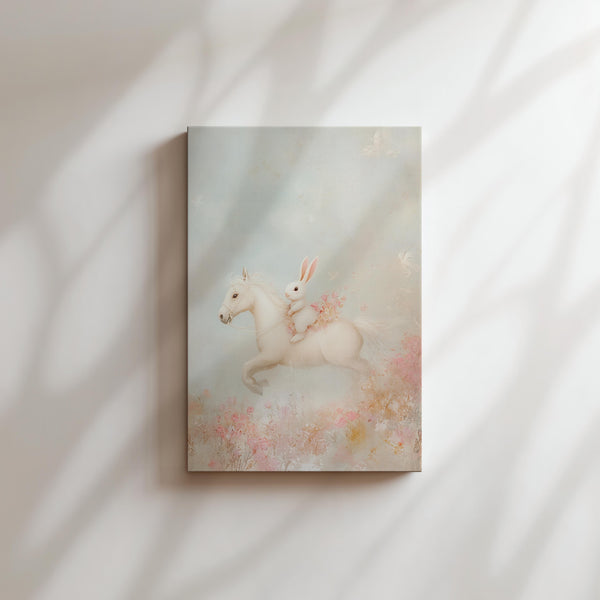 Fantasy Rabbit on Horse