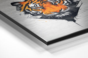 Geometric Tiger Portrait