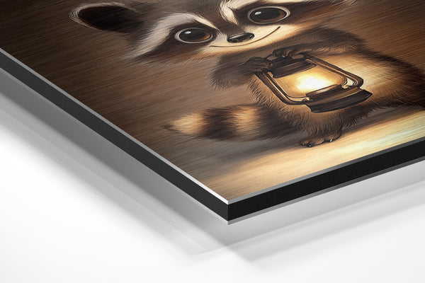 Lantern-Holding Raccoon