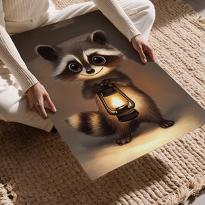 Lantern-Holding Raccoon