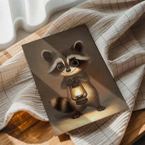 Lantern-Holding Raccoon