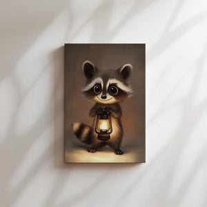 Lantern-Holding Raccoon