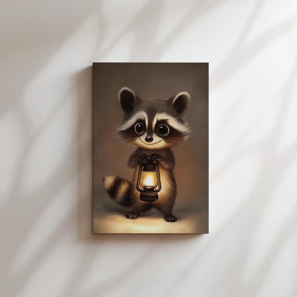 Lantern-Holding Raccoon