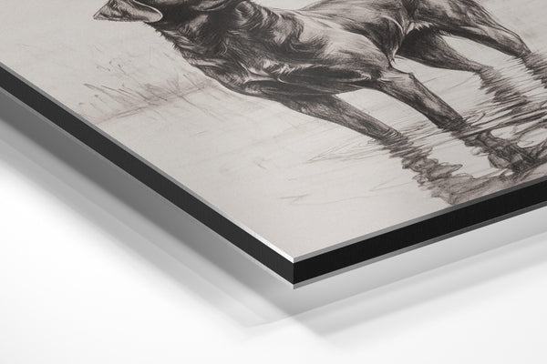 Black Labrador Sketch