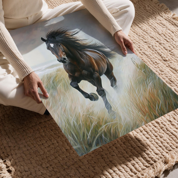 Galloping Wild Horse