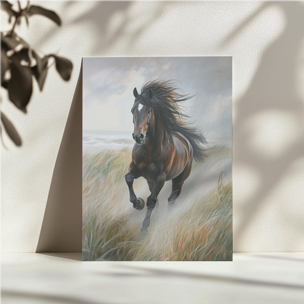 Galloping Wild Horse