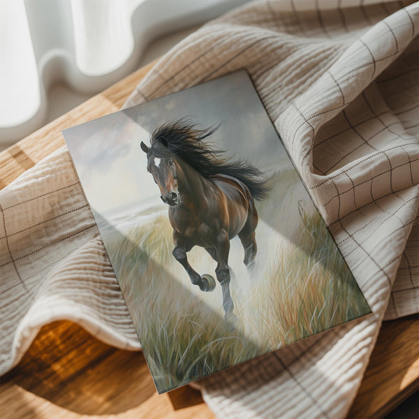 Galloping Wild Horse