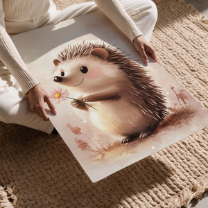 Hedgehog with Flower