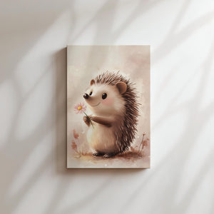 Hedgehog with Flower