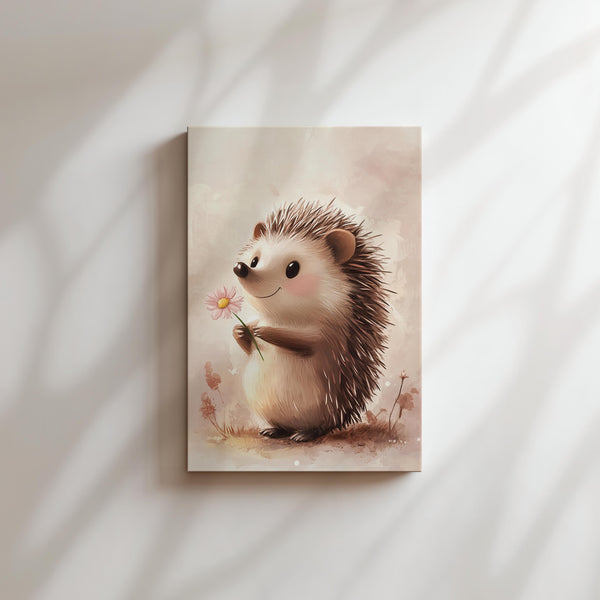 Hedgehog with Flower