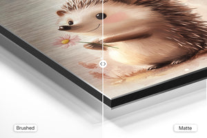 Hedgehog with Flower