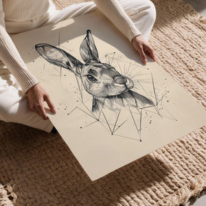 Geometric Rabbit Sketch