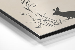 Minimalist Rabbit Silhouette