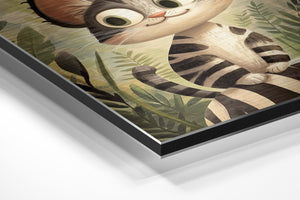 Whimsical Striped Kitten