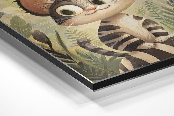 Whimsical Striped Kitten