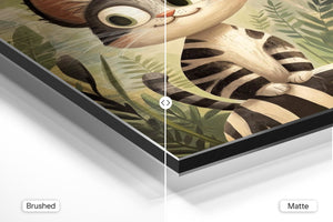 Whimsical Striped Kitten