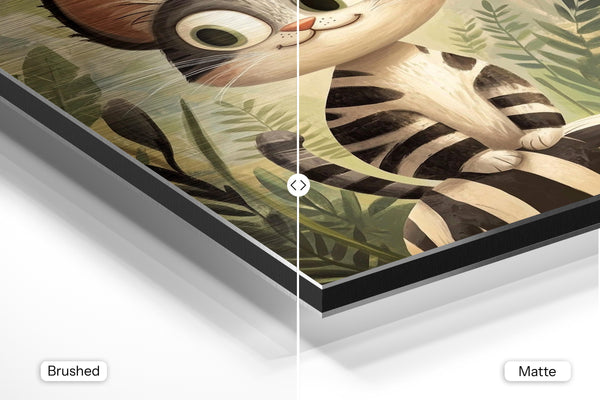 Whimsical Striped Kitten