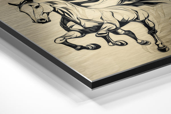 Abstract Galloping Horse