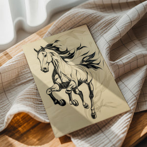 Abstract Galloping Horse