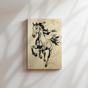 Abstract Galloping Horse
