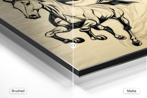 Abstract Galloping Horse