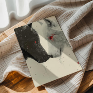 Black and White Wolves