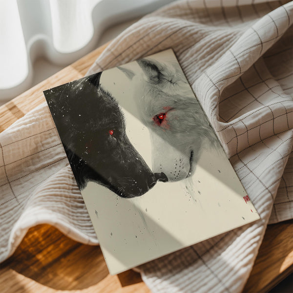 Black and White Wolves