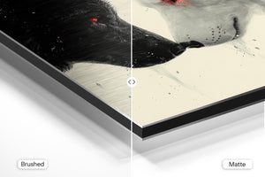 Black and White Wolves