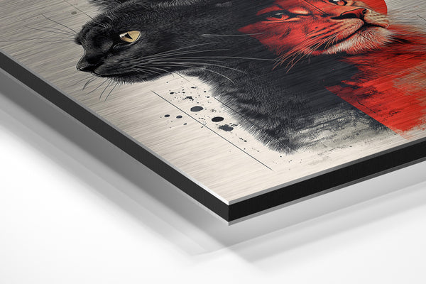 Feline Duality Art