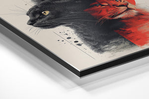 Feline Duality Art