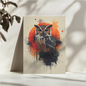 Mystical Owl Portrait
