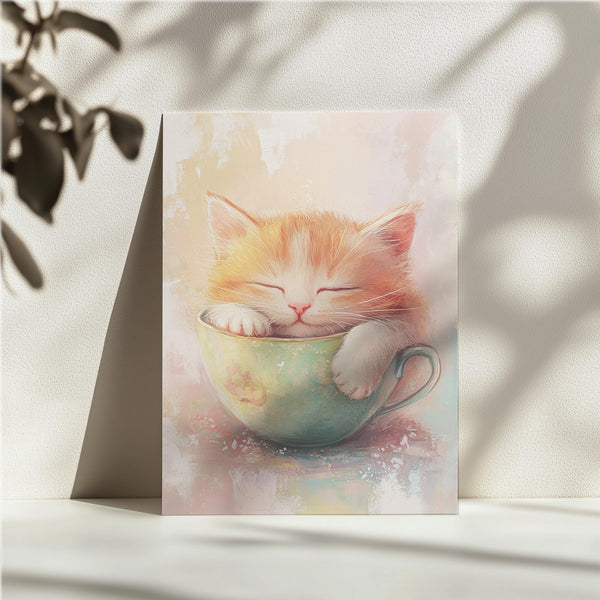 Kitten in Teacup