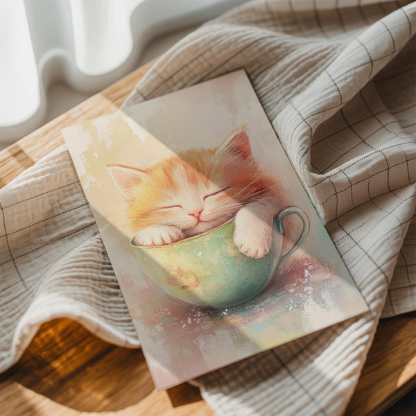 Kitten in Teacup
