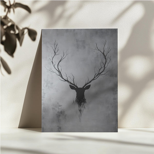 Antler Silhouette Art