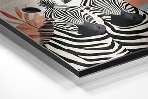 Zebra Duo Abstract