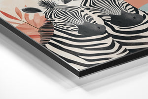Zebra Duo Abstract