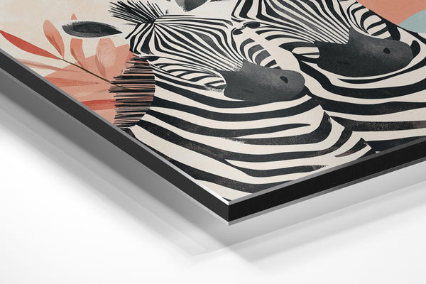 Zebra Duo Abstract