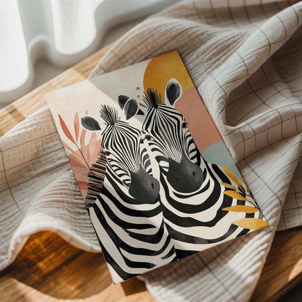 Zebra Duo Abstract
