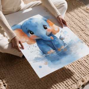 Blue Baby Elephant