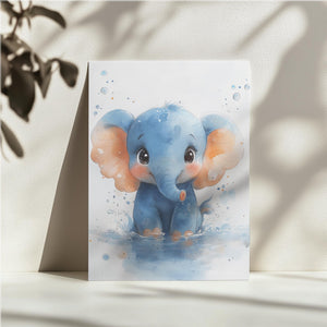 Blue Baby Elephant